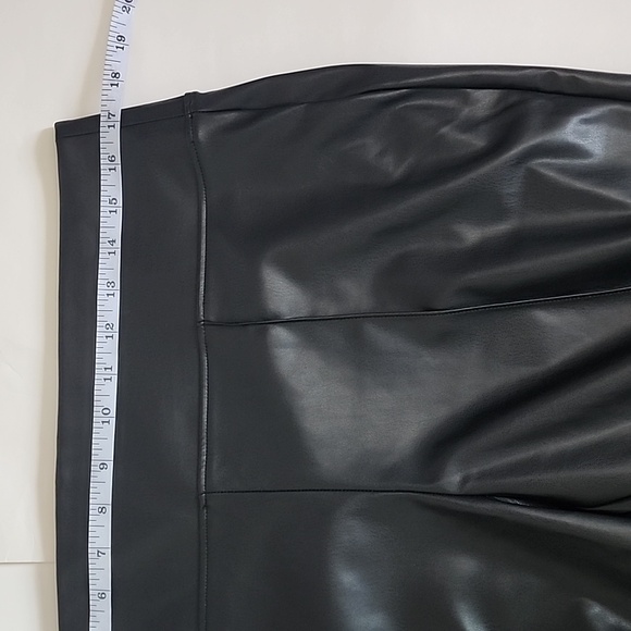 NINE WEST FAUX LEATHER  LEGGINGS/ SIZE  L - Picture 6 of 11
